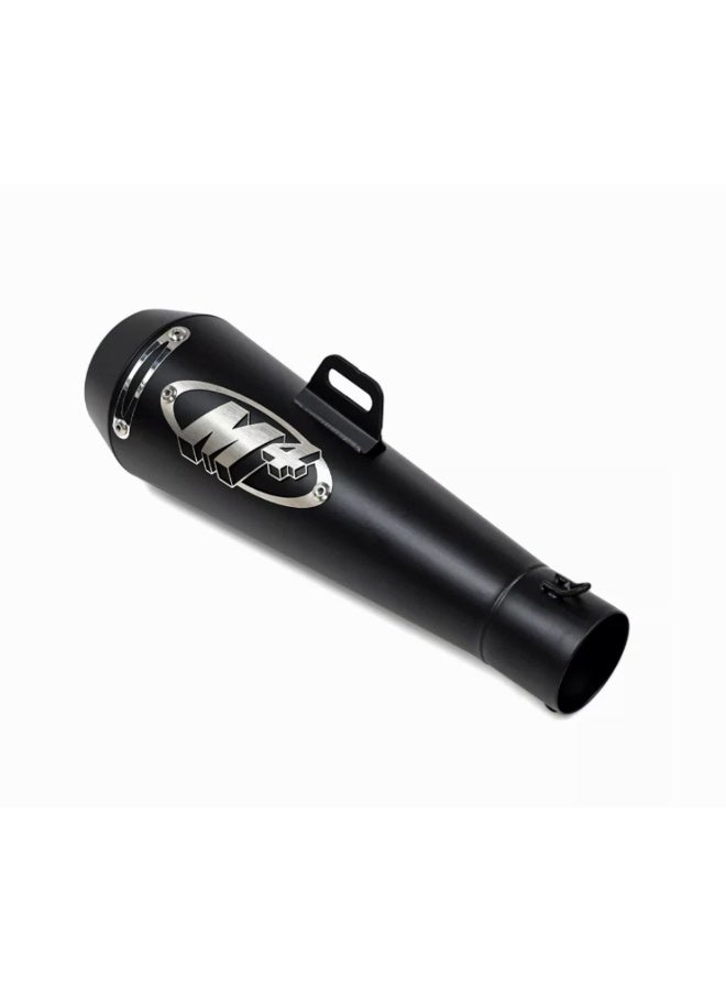 M4 Black Motorcycle Exhaust System Performance Slip On Silencer - Image 5